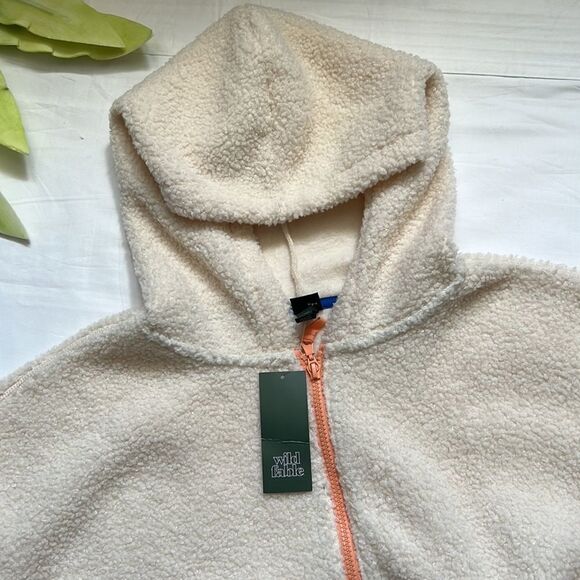 ⭐️nwt Wild Fable Teddy Sherpa Hoodie⭐️ - Picture 7 of 11